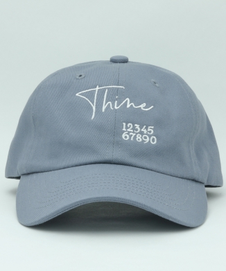 【Thine】ロゴキャップ - Stone Blue