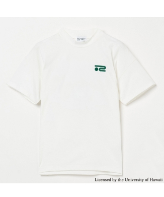 Rosasen（ロサーセン）ソロナ半袖モックネック 【University of Hawaiiコラボ】