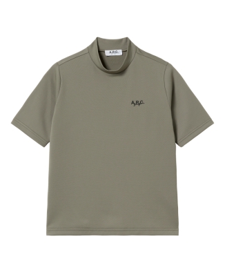 Double Mesh mock neckT