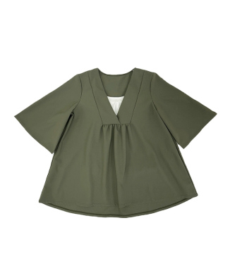 UVカット五分袖チュニック水着/トップス