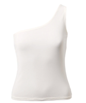 Soft Mesh One ShoulderTops