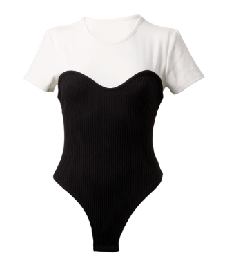 Layered Bustier Bodysuit