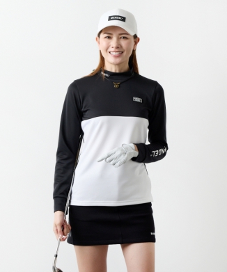 WOMENS CHEST SWITCH L/S MOCKNECK SHIRTSウィメンズ チェストスウィッチ 長袖モックネック