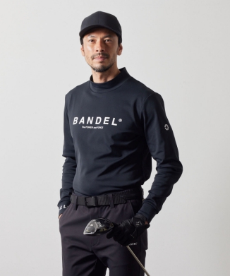 BASIC LOGO L/S MOCNECK SHIRTS