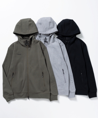 BACK MESH PUNCH FULL ZIP PARKA