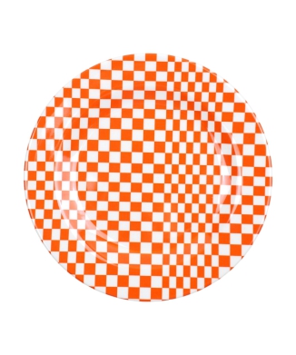 MARINA / Side Plate / Orancge Check