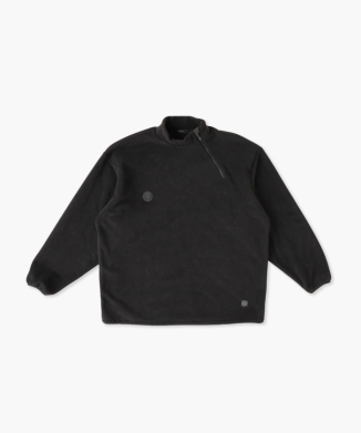 FLEECE MOCK NECK PULLOVER