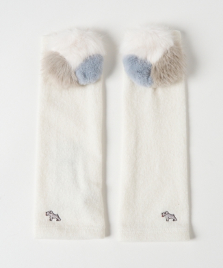 <セール価格＞【レディース】エコファーハンドウォーマー