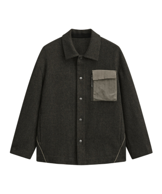 TWEED SHIRT JACKET