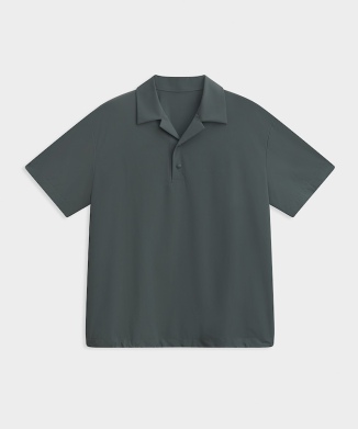 Nylon-Stretch Relaxed S/S Shirt