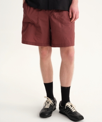 Water-Repellent Wide Short Pants