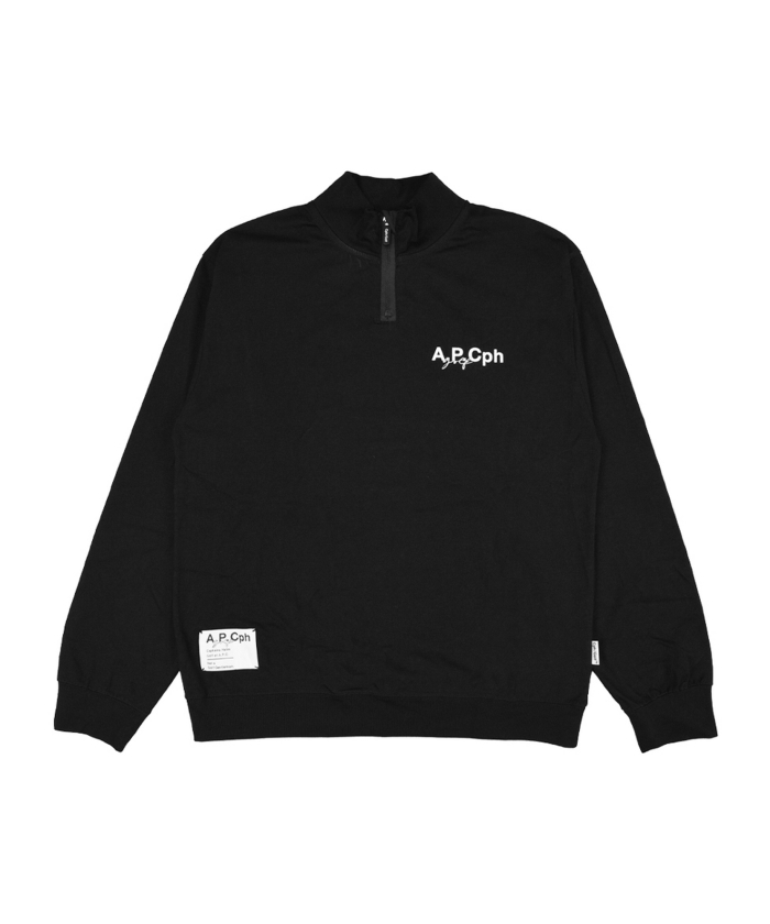 WOMEN] A.P.Cph/Golf HALF ZIP MADEMOISELLE L/S MOCK NECK TEE