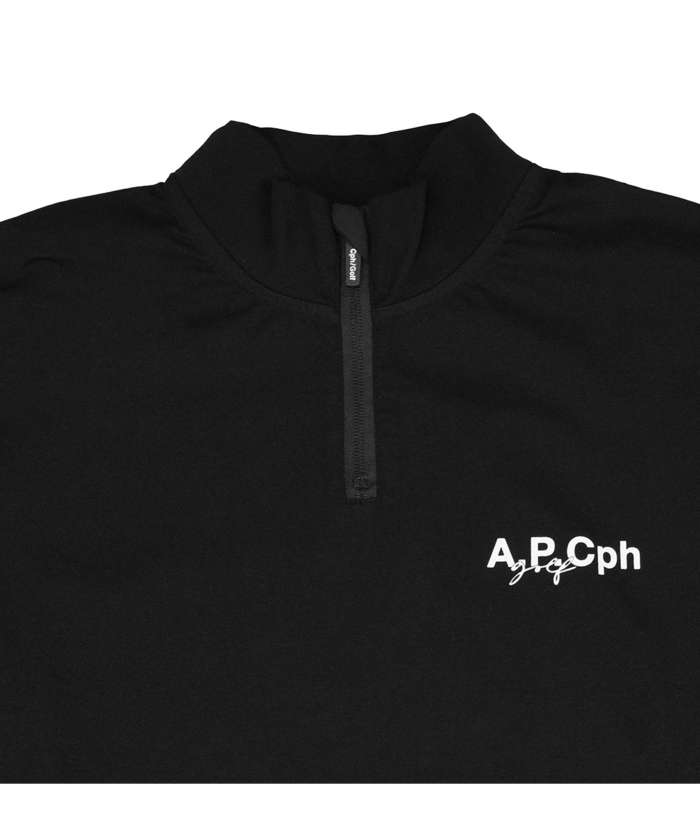 WOMEN] A.P.Cph/Golf HALF ZIP MADEMOISELLE L/S MOCK NECK TEE