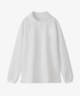 ダンボールニット 衿付きロングスリーブTシャツ