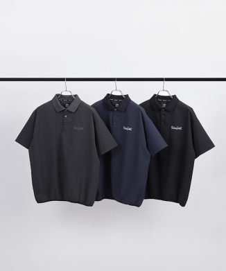 SEERSUCKER COOLMAX POLO S/S(RELAXED FIT)