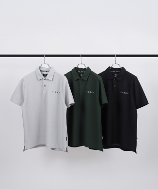 MESH TRICOT POLO S/S(RELAXED FIT)