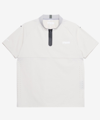 S/S NO COLLAR POLO