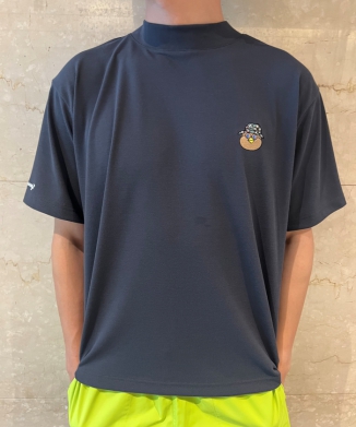 日焼けPATO EMBROIDERY MOCKNECK