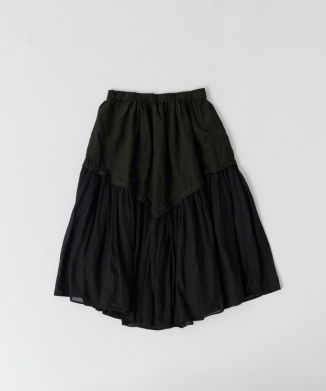 Silk Linen Skirt