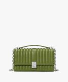 DECO QUILTED MINI FLAP CHAIN CROSSBODYデコ キルテッド ミニ フラップ チェーン クロスボディ