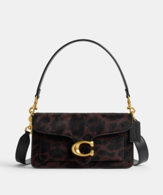 タビー ショルダー バッグ 26・ヘアカーフ・レオパード プリント