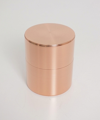 開化堂　茶筒　銅　平型200g