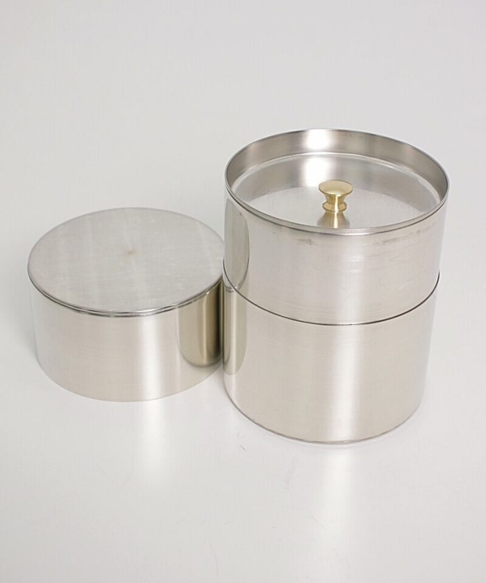 開化堂 茶筒 ブリキ 平型200g(lw3C0006)｜阪急百貨店公式通販サイト