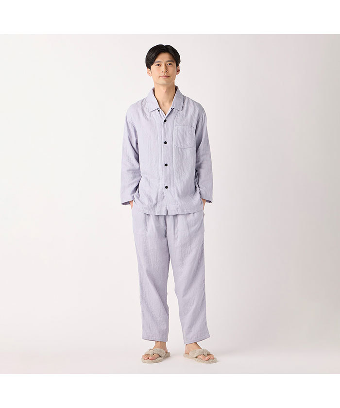 メンズマシュマロガーゼベーシックパジャマ(lw5B0010)｜阪急百貨店公式