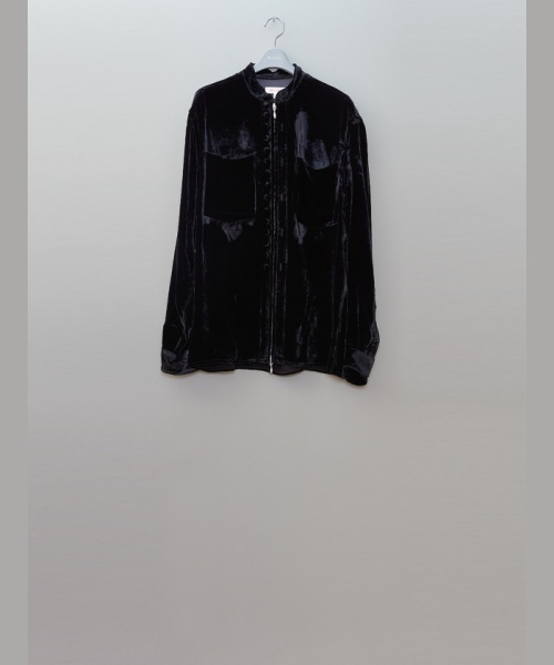 VELVET ZIP UP SHIRTSmw3E｜HANKYU MEN'S / 阪急メンズ