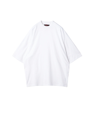 コットン ビルドネックTシャツ