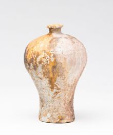 窯変灰被瓶子　YOHEN Natural Ash Glaze Vase