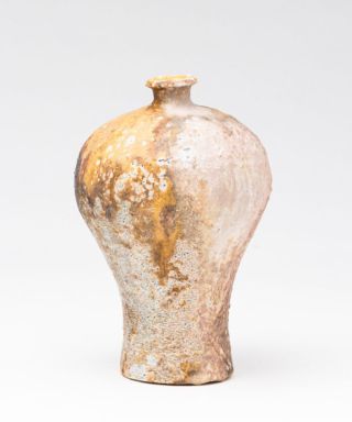 窯変灰被瓶子　YOHEN Natural Ash Glaze Vase
