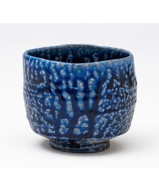 窯変曹達呉須地茶碗　YOHEN SODA GOSHUJI TEA Bowl