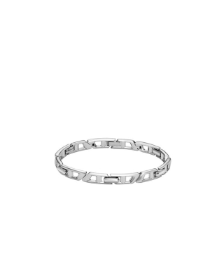 Sterling Silver D Logo Link Bracelet