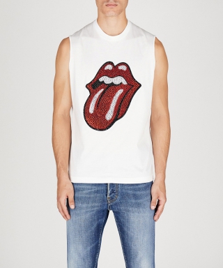 The Rolling Stones Cigarette Fit Tee