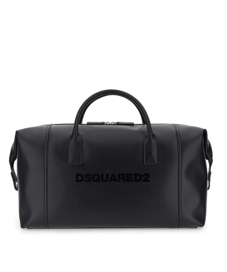Deep Black Duffle Bag