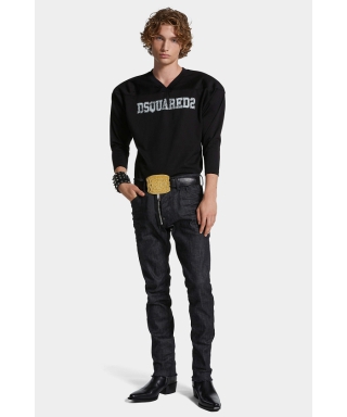 Black Rinse Wash Cool Guy Jeans