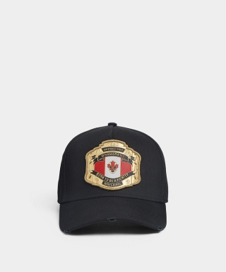 Dsquared2 Boxeur Shiny Patch Baseball Cap