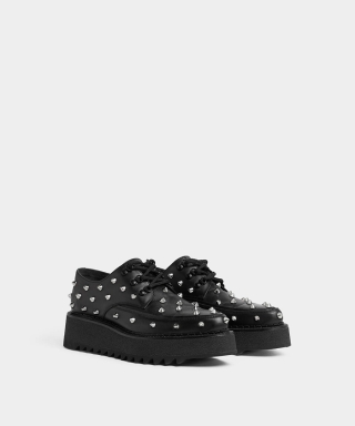 Allover Studs Derby Shoes