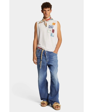 Summer Lovers Medium Wash Loose Jean
