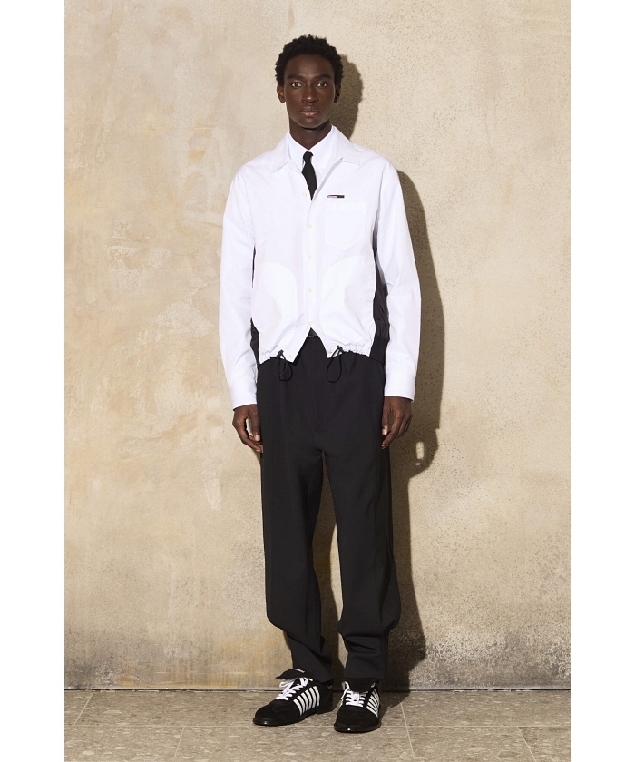 Drawstring Hybrid Shirt(mw5C1202)｜HANKYU MEN'S / 阪急メンズ