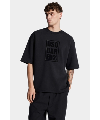 Loose Fit SL Shiny Logo Crewneck