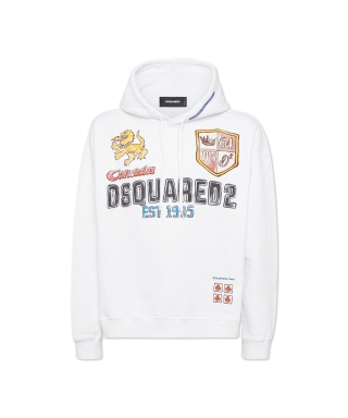 Relax Fit Hand-Drawn Hoodie