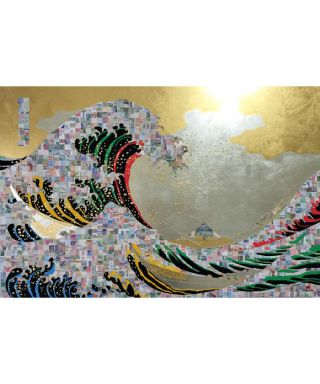 【売約済】World Automatic WAVE Tokyo5 Gold Line F14870887D