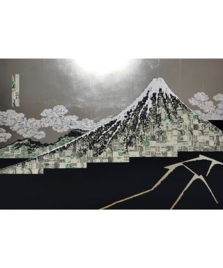 Automatic Mountain TinSky Water gold Lightning J77775905A