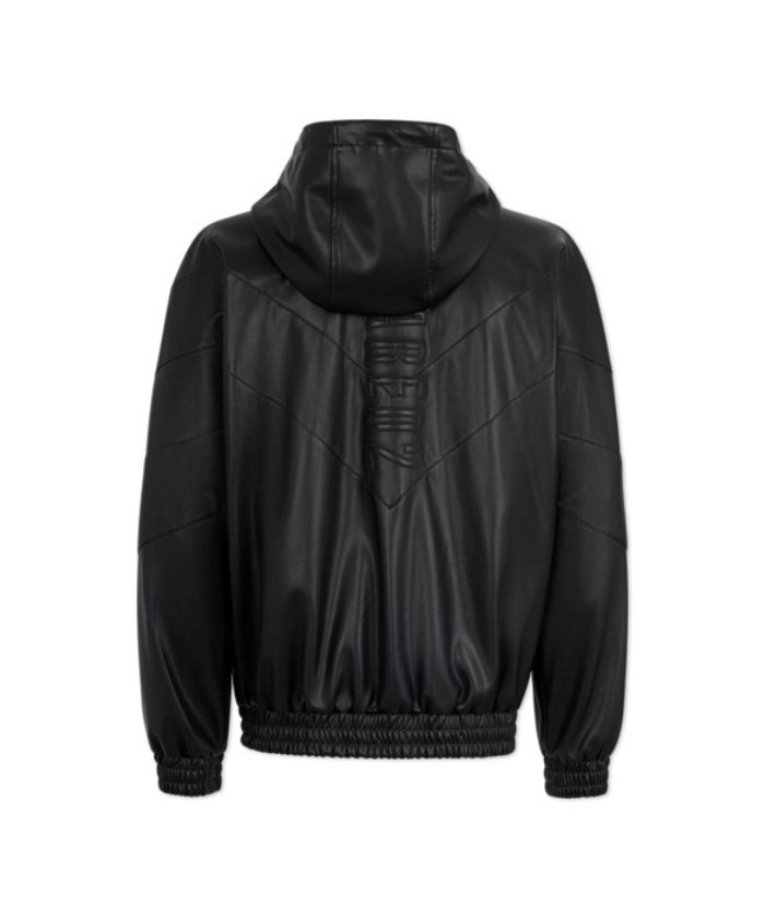 Faux Leather Zipped Hoodie(mw6E0004)｜HANKYU MEN'S / 阪急メンズ