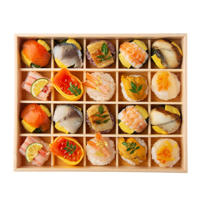 はれやか贅沢 手鞠わさび葉寿し20個
