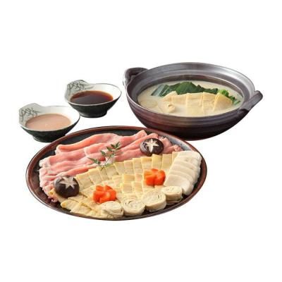 湯葉と伊勢美稲豚の豆乳しゃぶしゃぶ鍋