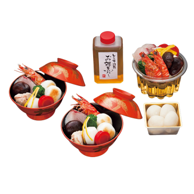 博多雑煮(2人前) とり市雑煮-040