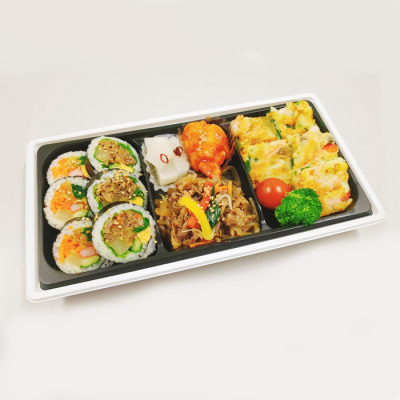 【弁当】[カンナムデリ]2種キンパの彩り膳